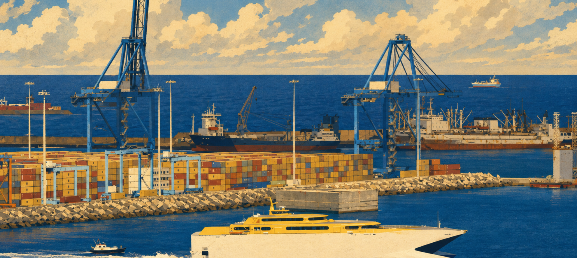 Vintage Vintage Illustration Gran Canaria