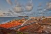 Panorama von Las Palmas mit Hafen, Altstadt und Canteras-Strand